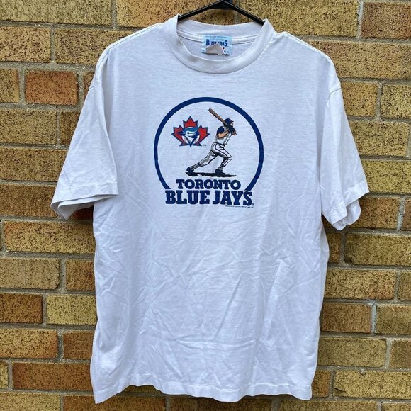 Vintage 2000 Toronto Blue Jays T Shirt XL White MLB - Picture 1 of 5
